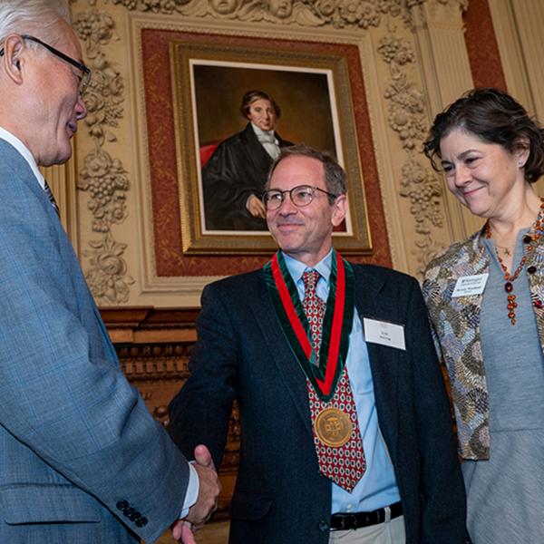 Herzog installed as Viktor Hamburger Distinguished Professor